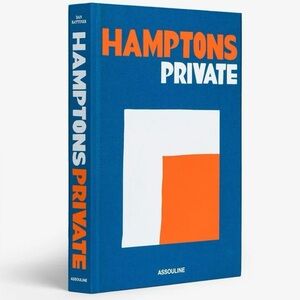 Assouline Hamptons Private Blue and Orange Book